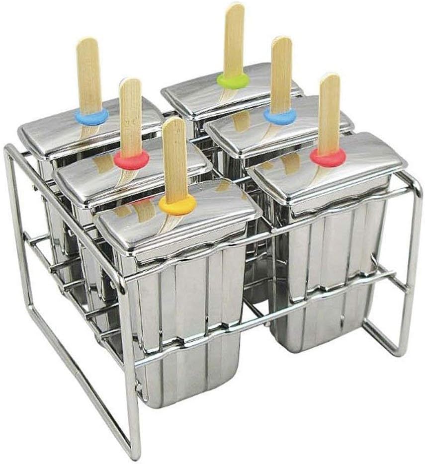 Stainless steel popsicle molds
